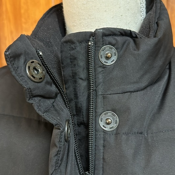 Gap Down & Feathers Quilted Puffer Vest Stretch Sides Pockets Cold Weather XS - Picture 5 of 7